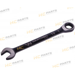 Combination wrench 19 mm with a ratchet 72 teeth standard ASME B107-2010