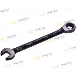 Combination wrench 21 mm with a ratchet 72 teeth standard ASME B107-2010